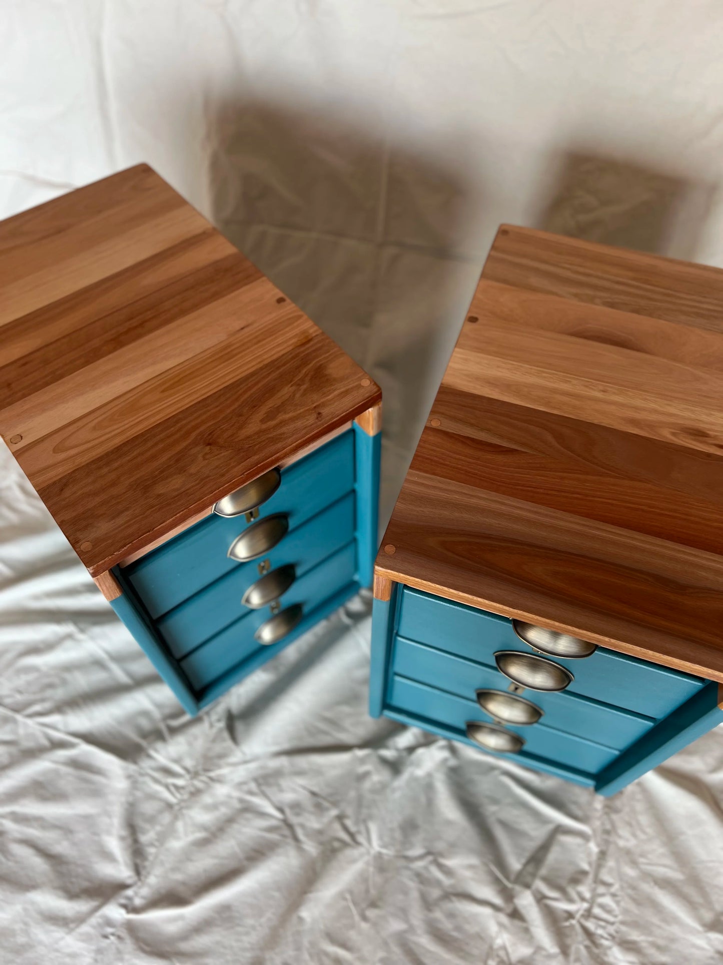 Ocean Blue Pedestals